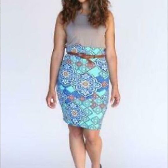 ✨Agnes & Dora Mediterranean Dreams pencil skirt - Picture 2 of 6